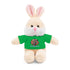 Custom Photo Festive Poinsettia Stuffed Animals with Tee